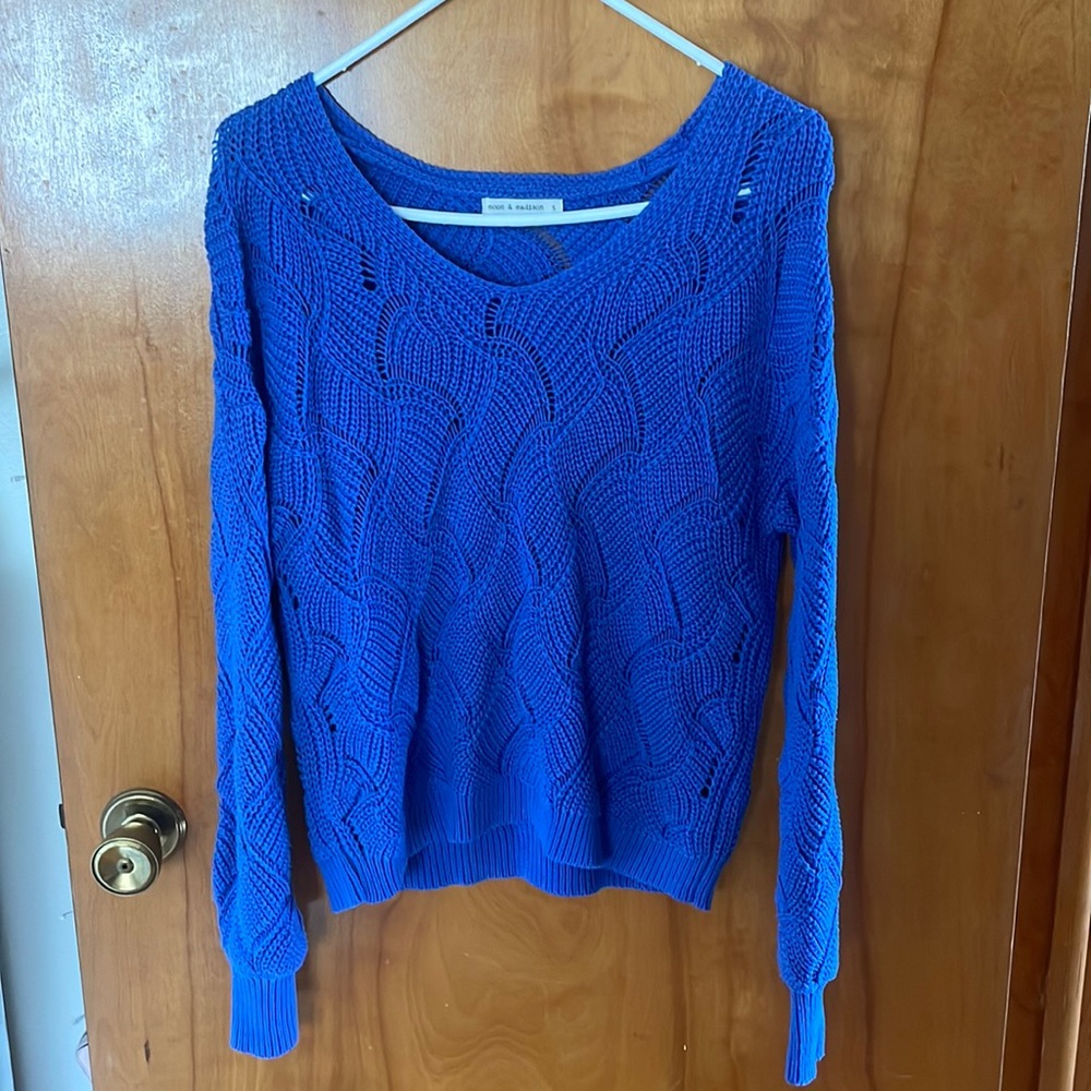 Blue sweater
